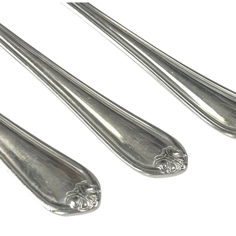 Lenox Silver Dinner Forks 18/8 Stainless Set of 3 Classic‎ Unknown Pattern